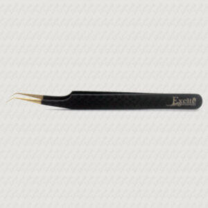 Moderately Curved Eyelash Extension Tweezers(Black)