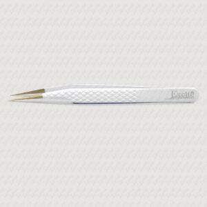 Pro Straight Eyelash Extension Tweezers(White)